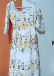 Vintage Floral Maxi Dress