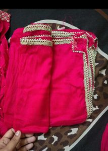Vibrant Pink Embroidered Kurta Set