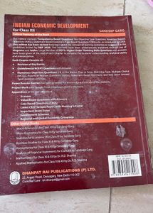 Indian Economic Development for Class XII