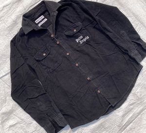 coat rise Palm Angels Black Shirt