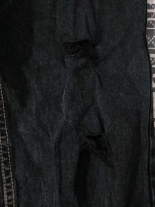 Dark Wash Ripped Jeans