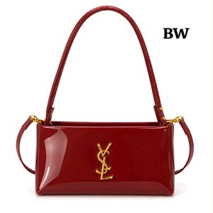 White Patent Leather Handbag