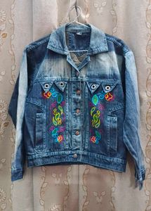 Embroidered Denim Jacket