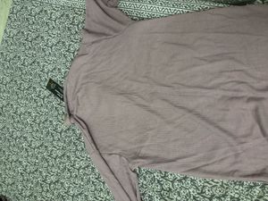 Men's Long Sleeve Ribbed Polo Shirt