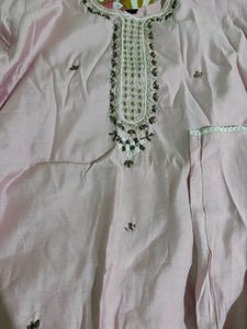 Elegant Pink Kurta Set with Dupatta