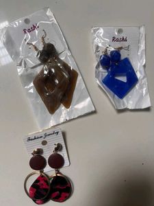 Earrings Bundle - 3 Pairs