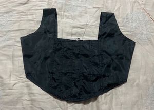 Chic Black Corset Top