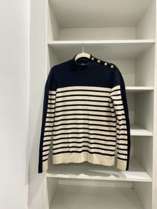 Women Stripe Pattern Jumper