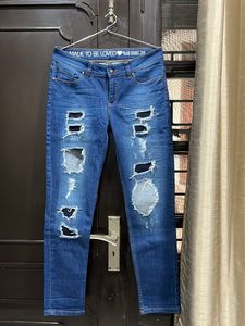 Stylish Denim With Patch