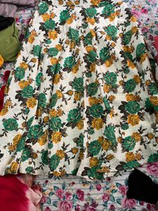 long skirt and embellished kurta