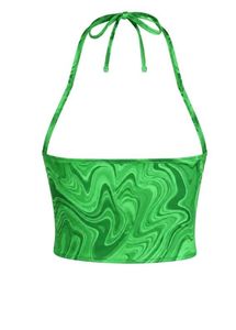 GREEN MARBLE PRINT TOP