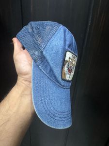 Denim Tiger Trucker Hat