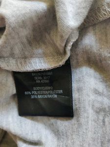 Gray Knot Front T-Shirt