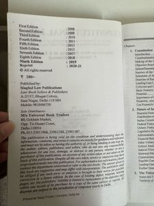 Constitutional Law-I Book