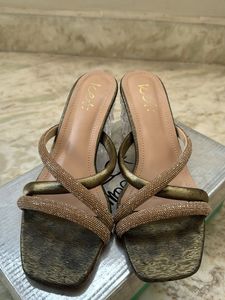 Elegant Heels with Embellished Straps