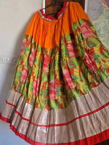 Vibrant Tiered Ethnic Skirt Savana Vibe