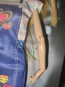 Doll in Denim Outfit