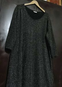 Silver Work Partywear Top For 50 Bust