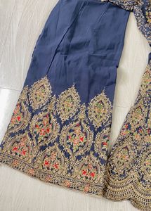 fully stitched plazzo dress