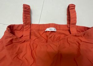 Orange Spaghetti Strap Top