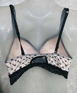 Heart Print 🇲🇾🆕Lace Trim Bralette