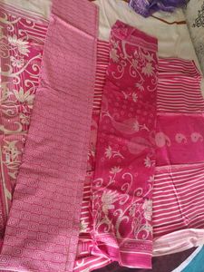 Beautiful Pink Kurta Set Fabric