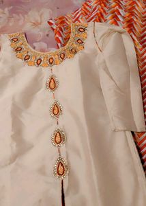Stylish Kurta with lehenga dupatta