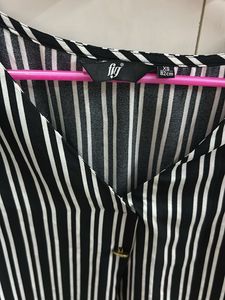 Chic Striped V-Neck Top