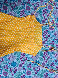 Yellow Polka Dot Sundress