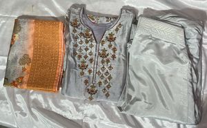 Elegant Pastel Kurta Shalwar Set with Dupat