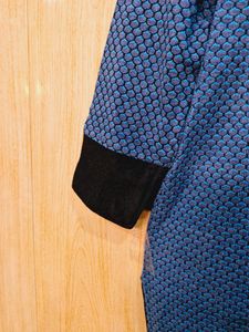 Blue Woolen Kurti (Women's)