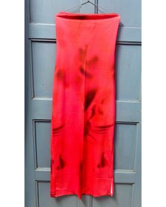 Vibrant Red Strapless Dress