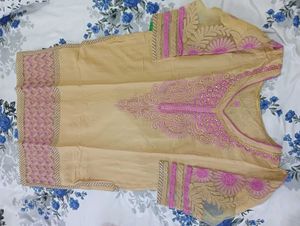 Embroidered Kurta Set with Dupatta