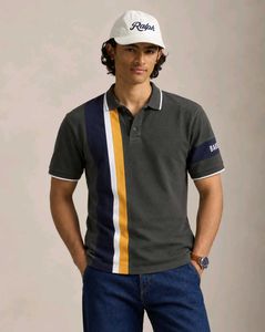 Men's Striped Polo Shirt