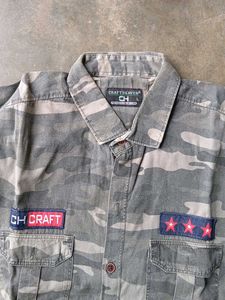 Camouflage Denim Shirt