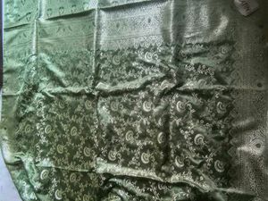 Elegant Pista Green &amp; Golden Zari  Saree