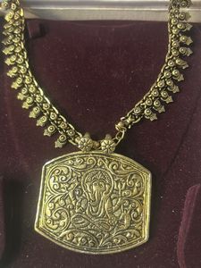 Antique Ganesh Pendant Necklace