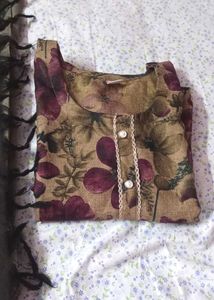 Elegant Floral Kurta Set with Dupatta