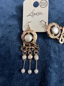 New Golden With Pearl Long Lovisa Earnings