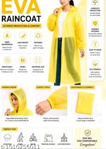 Bright Yellow Raincoat