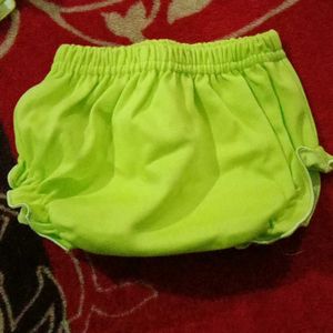 Cute Green Baby Dress with Matching Bag