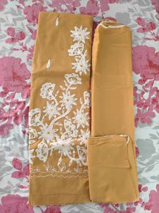 Women's Embroidered Kurta Suit Material