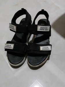 Black Casual Sandals