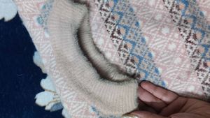 Patterned Knit Pullover Sweater
