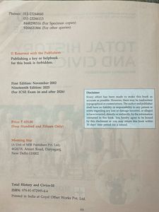 Total History and Civics - Class 10 ICSE