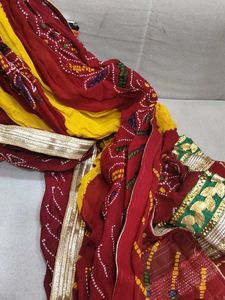 Embroidered Silk Blend dupatta