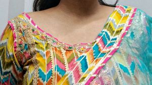 Beautiful Yellow Sharara Suit