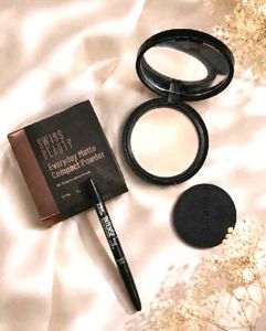 Swiss Beauty Compact Powder, Blue Heaven Eyeliner