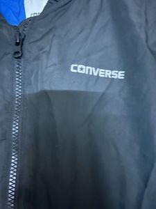 cropped windbreaker by converse