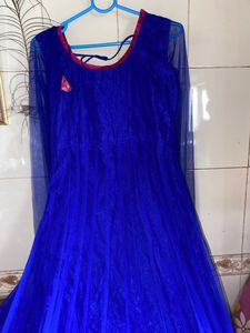 Blue/ Pink Anarkali